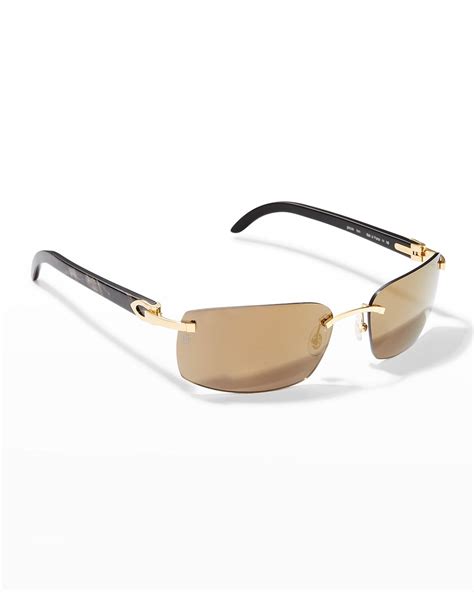 cartier mens sun glasses|cartier men's sunglasses authentic.